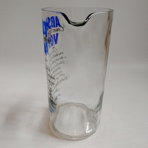 ATTRACTIVE Absolut Vodka Pitcher Bar Ware Pourer Jug Glass - Picture 3 of 5